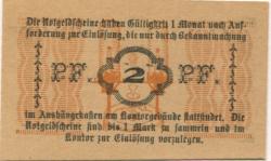 Penzig (heute: PL-Piensk) - Tietze & Seidensticker, Glasfabrik Marienhütte - -- - 2 Pfennig 
