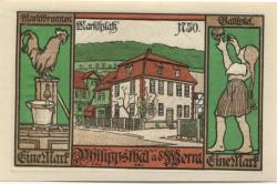 Philippsthal - Gemeinde - 1.10.1921 - 1 Mark