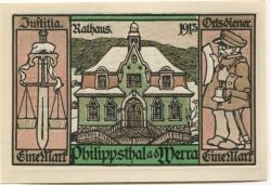 Philippsthal - Gemeinde - 1.10.1921 - 1 Mark