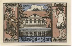 Philippsthal - Gemeinde - 1.10.1921 - 1 Mark
