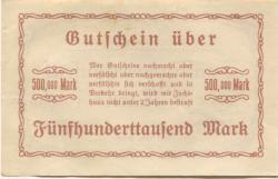 Pirmasens - Stadt - 14.9.1923 - 500000 Mark