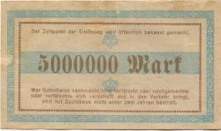 Pirmasens - Stadt - 17.9.1923 - 5 Millionen Mark 