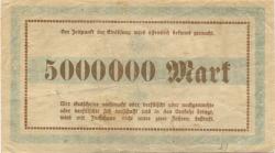 Pirmasens - Stadt - 17.9.1923 - 100 Millionen Mark
