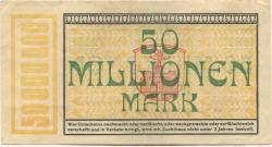 Pirmasens - Stadt - 18.9.1923 - 50 Millionen Mark
