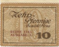 Pirna - Amtshauptmannschaft - - 31.12.1918 - 10 Pfennig