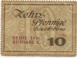 Pirna - Amtshauptmannschaft - - 31.12.1918 - 10 Pfennig