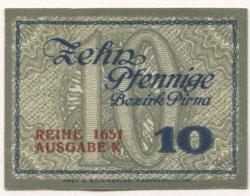 Pirna - Amtshauptmannschaft - - 31.12.1918 - 10 Pfennig