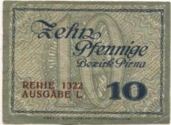 Pirna - Amtshauptmannschaft - - 31.12.1918 - 10 Pfennig