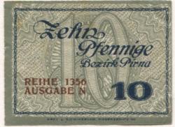 Pirna - Amtshauptmannschaft - - 31.12.1918 - 10 Pfennig