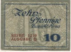 Pirna - Amtshauptmannschaft - - 31.12.1918 - 10 Pfennig