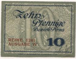 Pirna - Amtshauptmannschaft - - 31.12.1918 - 10 Pfennig