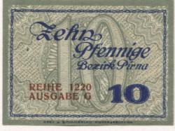 Pirna - Amtshauptmannschaft - - 31.12.1918 - 10 Pfennig