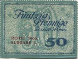 Pirna - Amtshauptmannschaft - - 31.12.1918 - 50 Pfennig