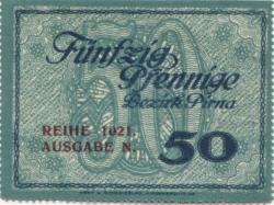 Pirna - Amtshauptmannschaft - - 31.12.1918 - 50 Pfennig