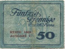 Pirna - Amtshauptmannschaft - - 31.12.1918 - 50 Pfennig 