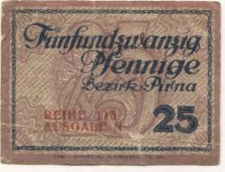 Pirna - Amtshauptmannschaft - - 31.12.1920 - 25 Pfennig
