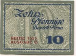 Pirna - Amtshauptmannschaft - - 31.12.1921 - 10 Pfennig