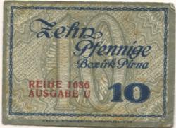 Pirna - Amtshauptmannschaft - - 31.12.1921 - 10 Pfennig