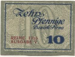 Pirna - Amtshauptmannschaft - - 31.12.1921 - 10 Pfennig