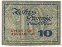 Pirna - Amtshauptmannschaft - - 31.12.1921 - 10 Pfennig