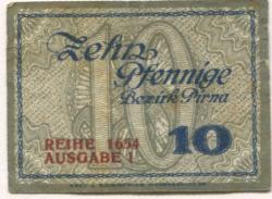 Pirna - Amtshauptmannschaft - - 31.12.1921 - 10 Pfennig