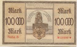 Pirna - Stadt - 17.8.1923 - 100000 Mark