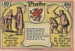 Plathe (heute: PL-Ploty) - Stadt - -- - 50 Pfennig