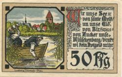 Plau - Stadt - 31.3.1922 - 50 Pfennig