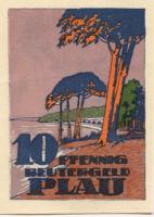 Plau - Stadt - 31.5.1922 - 10 Pfennig
