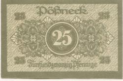 Pößneck - Stadt - -- - 25 Pfennig