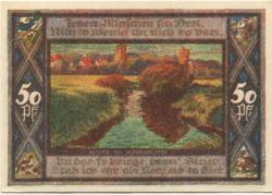 Poppenbüttel (heute: Hamburg) - Gemeinde - 1.7.1921 - 31.12.1921 - 50 Pfennig 