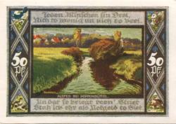 Poppenbüttel (heute: Hamburg) - Gemeinde - 1.7.1921 - 31.12.1921 - 50 Pfennig