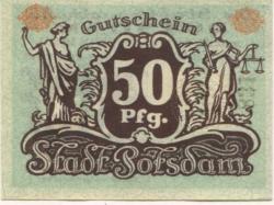 Potsdam - Stadt - 15.7.1920 - 31.12.1920 - 50 Pfennig 
