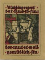 Pries und Friedrichsort (heute: Kiel) - Baugenossenschaft Eigenheim - -- - 1 Mark
