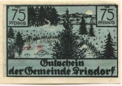 Prisdorf - Gemeinde - -- - 75 Pfennig