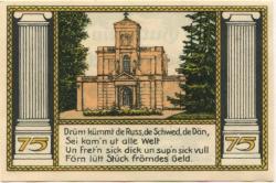 Putbus - Gemeinde - - 15.3.1922 - 75 Pfennig 