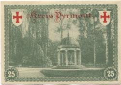 Pyrmont (Bad) - Kreis - 15.6.1919 - 25 Pfennig 