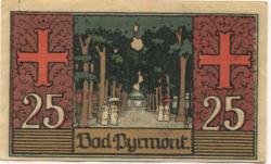 Pyrmont (Bad) - Kreis - 2.2.1921 - 25 Pfennig 