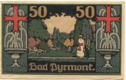 Pyrmont (Bad) - Kreis - 2.2.1921 - 50 Pfennig 