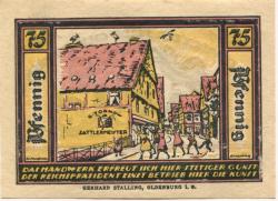 Quakenbrück - Stadt - 1.9.1921 - 75 Pfennig 