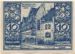 Quedlinburg - Kreis - - 1.1 1923 - 10 Pfennig 