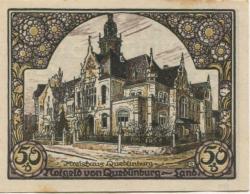 Quedlinburg - Kreis - - 1.1 1923 - 50 Pfennig 