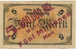 Quedlinburg - Stadt - -- - 5 Millionen Mark 