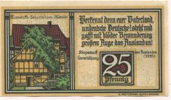Quedlinburg - Stadt - 1.6.1921 - 31.12.1924 - 25 Pfennig 