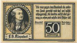 Quedlinburg - Stadt - 1.6.1921 - 31.12.1924 - 50 Pfennig