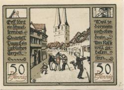 Quedlinburg - Stadt - 22./23.4.1922 - 50 Pfennig