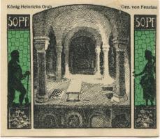 Quedlinburg - Stadt - 22./23.4.1922 - 50 Pfennig