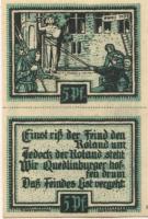 Quedlinburg - Städtische Sparkasse, Rathaus und Bahnhofstr. 1 - -- - 10 Pfennig
