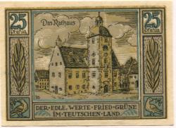 Querfurt - Stadt - 24.8.1921 - 25 Pfennig 