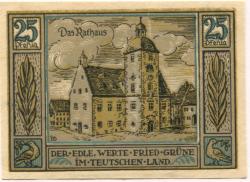 Querfurt - Stadt - 24.8.1921 - 25 Pfennig